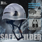 G2C Safety Helmet ANSI Type 2 Class C Hard Hats Vented EPS Liner Lightweight for Construction Work at Height Rescue