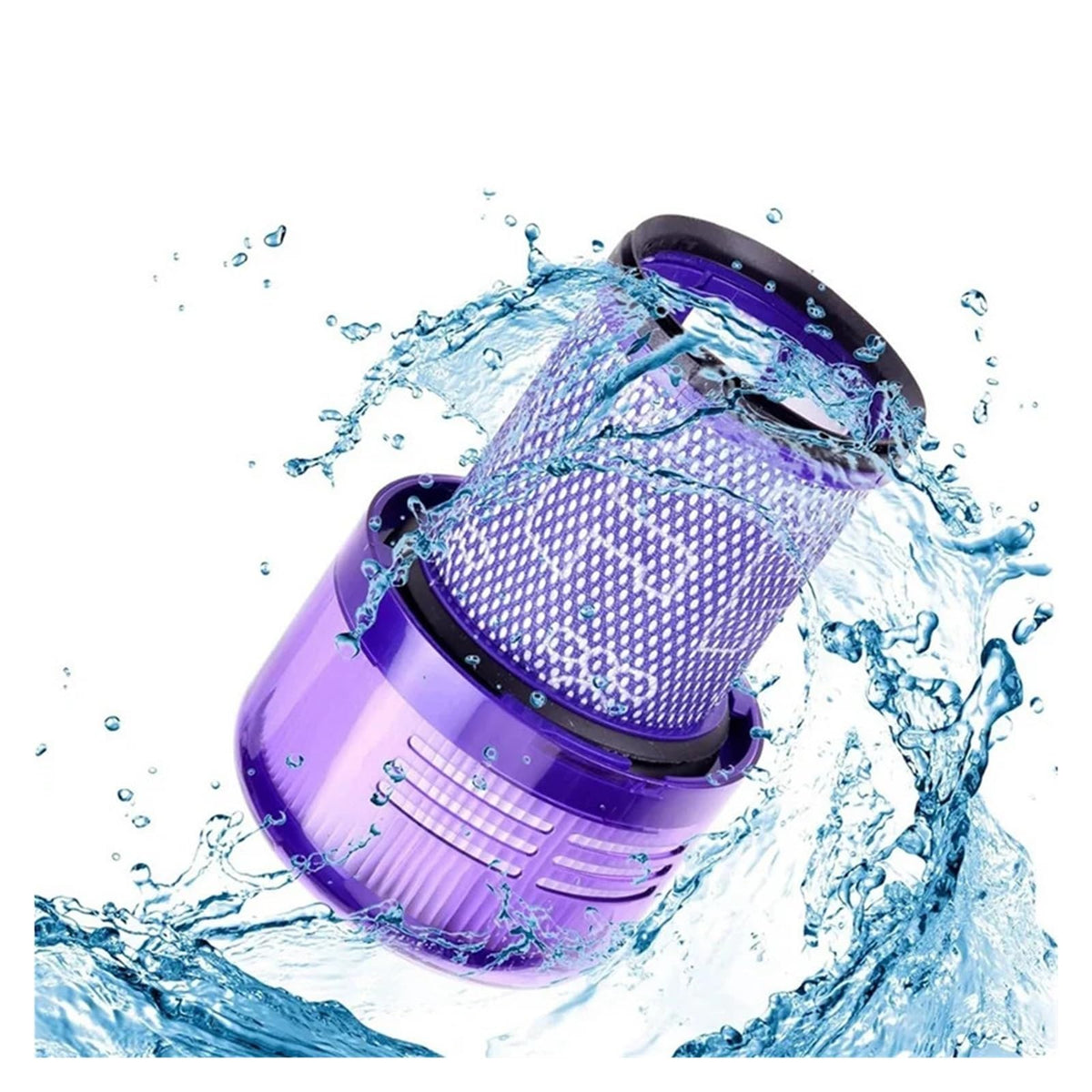 Replacement Roller Brushes & Floor Nozzle Accessories With HEPA Filter Compatible With Dyson V12 Detect Slim Vacuum Cleaner