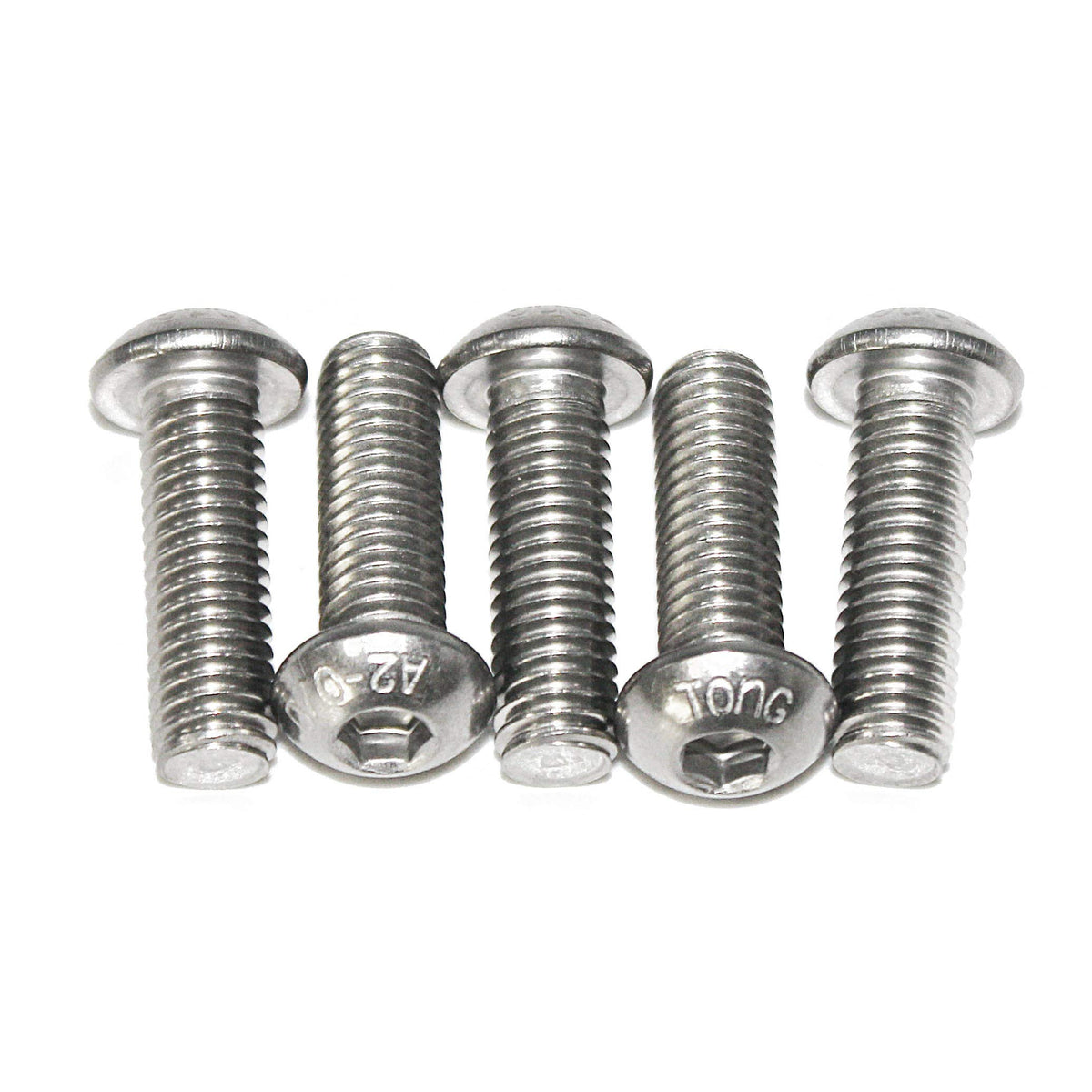 Fullerkreg M4-0.70 x 25mm Button Head Socket Cap Bolts, 50 Pcs