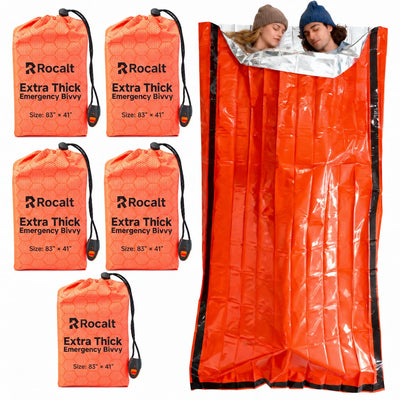 Emergency Sleeping Bag, Extra Thick Thermal Mylar Survival Bivy Sack
