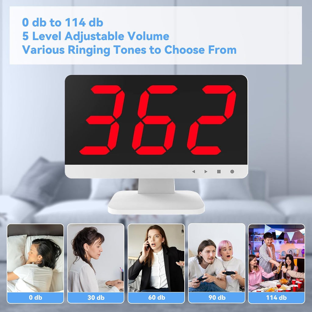 Call Bell System, Wireless Caregiver Pager for Seniory