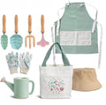 Toddler Gardening Tools Set for Kids 2-5 Years, 4pcs Outdoor Sand & Beach Toys with Shovel Rake, Children’s Garden