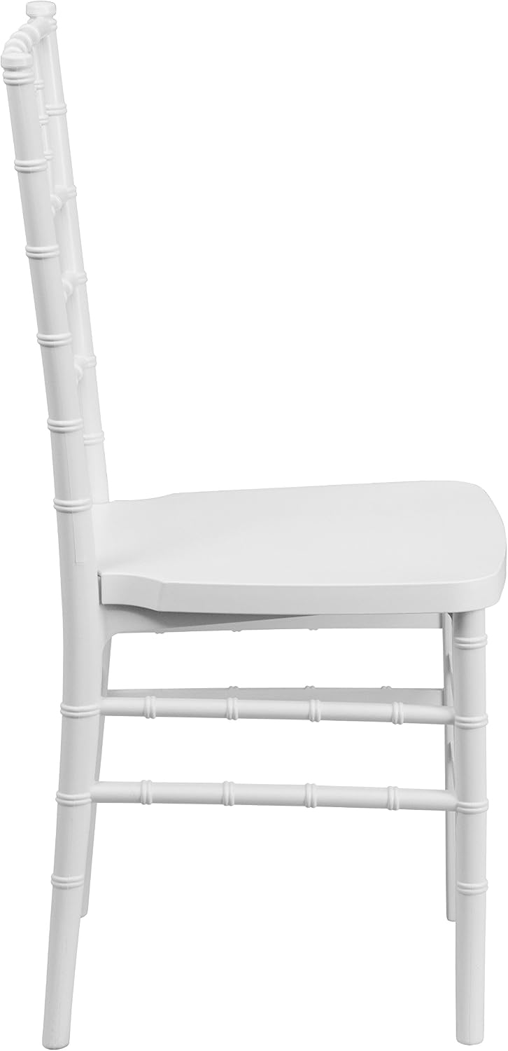 Matte White Resin Chiavari Chair