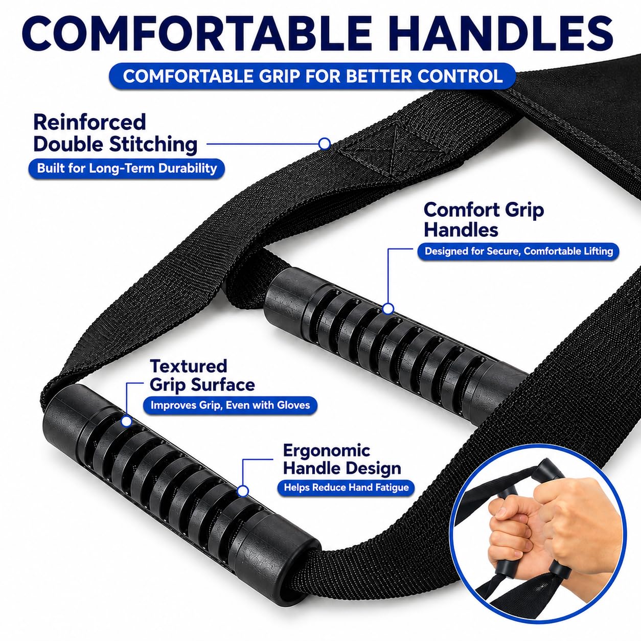 Patient Transfer Sling, Lift Assist Belt for Seniors, Elderly and Disabled