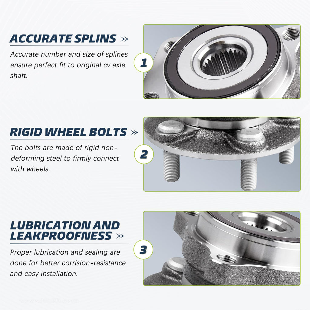 NXTRIP Wheel Hub Kit Compatible with Subaru Outback Legacy 2010-2014