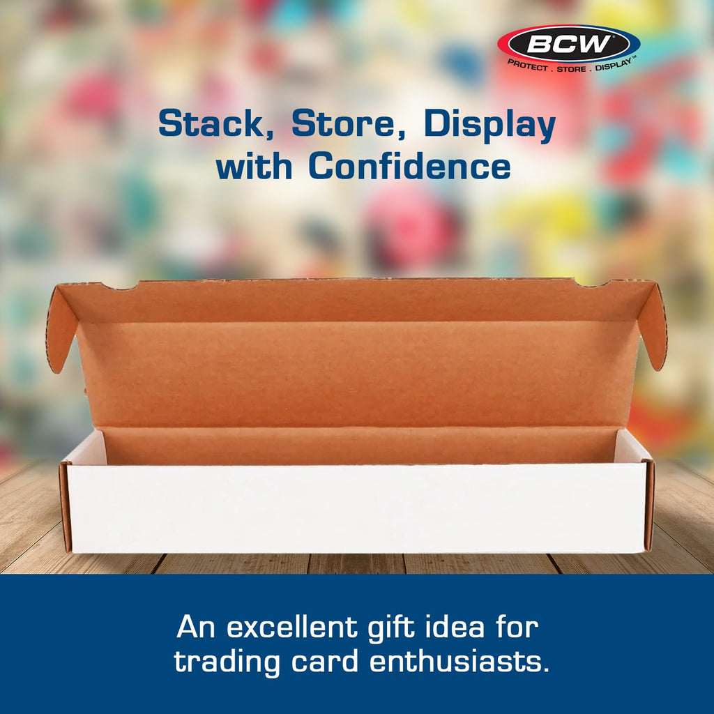 930-Count Trading Card Storage Box – 10 Pack | Cardboard Organizer for Sports Cards, TCG, and Collectible Cards |