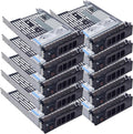 10-Pack 3.5" Hard Drive Tray Caddy with 2.5" Drive Adapter