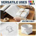 White Kraft Paper Roll 36" x 2,160" (180') for Gift Wrapping Bouquet Flower Art Painting Craft Writing Packaging