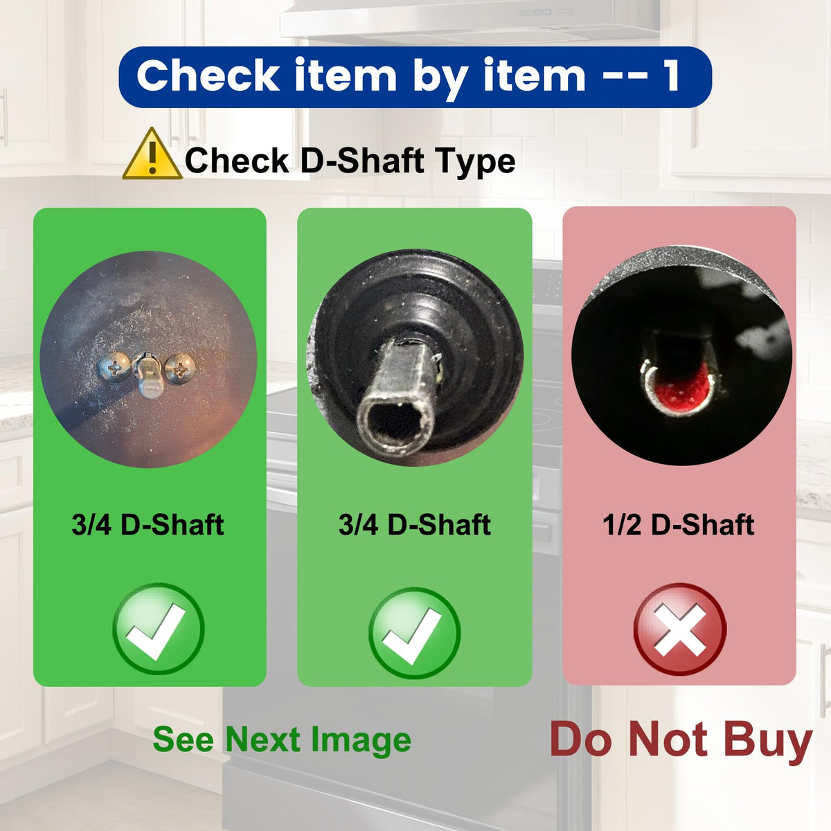 Sieri DG68-00101B-01 DG68-00102B-01 Knobs for Samsung Electric Stove Knobs