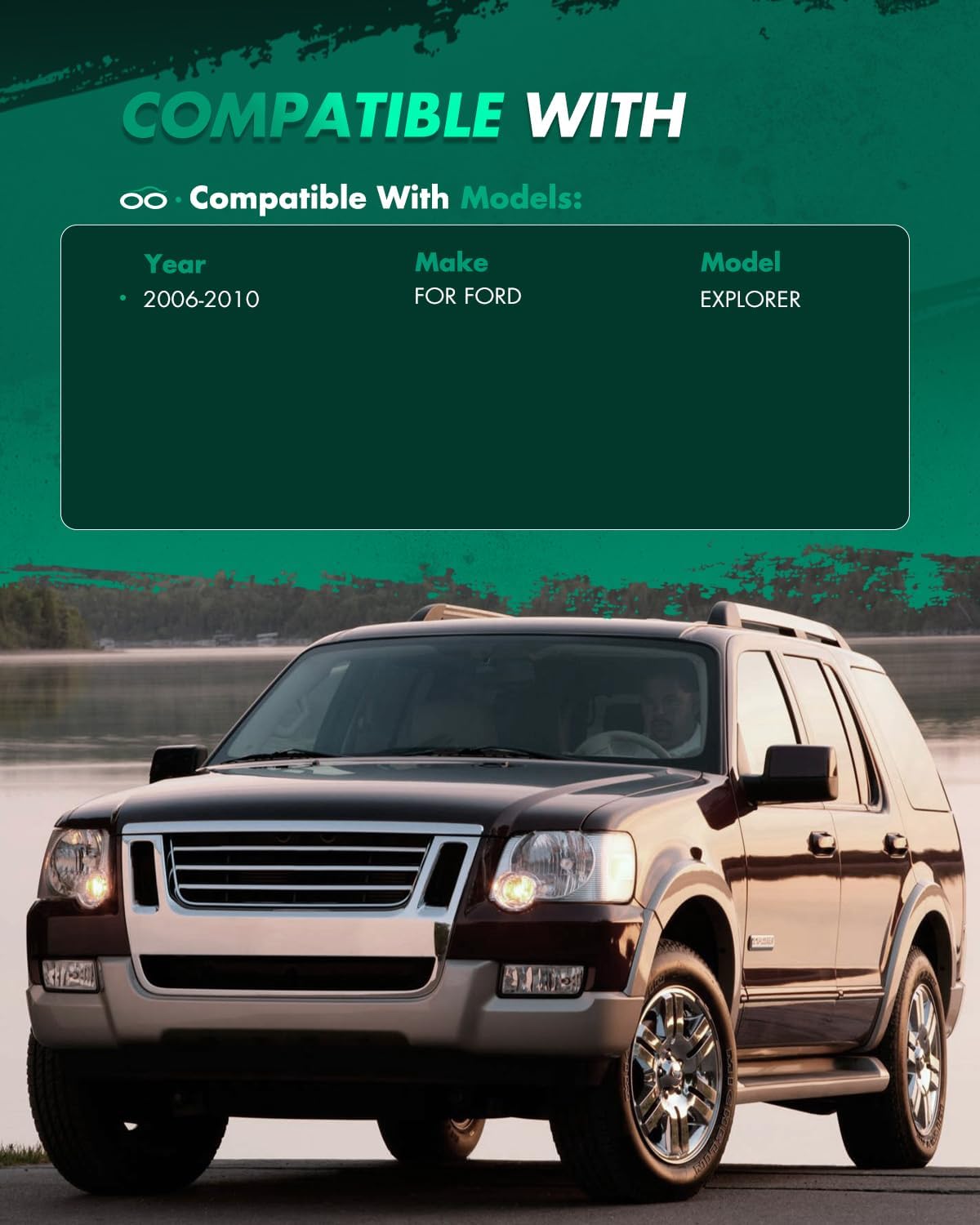 SCITOO 2.5"/1.5" Front/Rear Leveling Kit for Ford Explorer 2006-2010