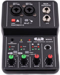 MXU2 2‑Channel USB Audio Mixer with XLR Combo Inputs