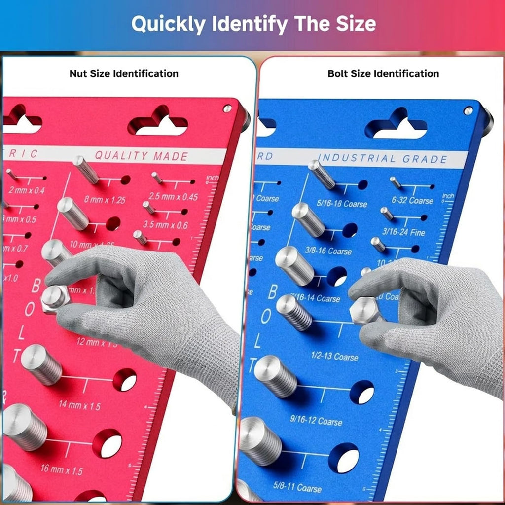 66 Nut and Bolt Thread Checker, Bolt Size and Thread Gauge