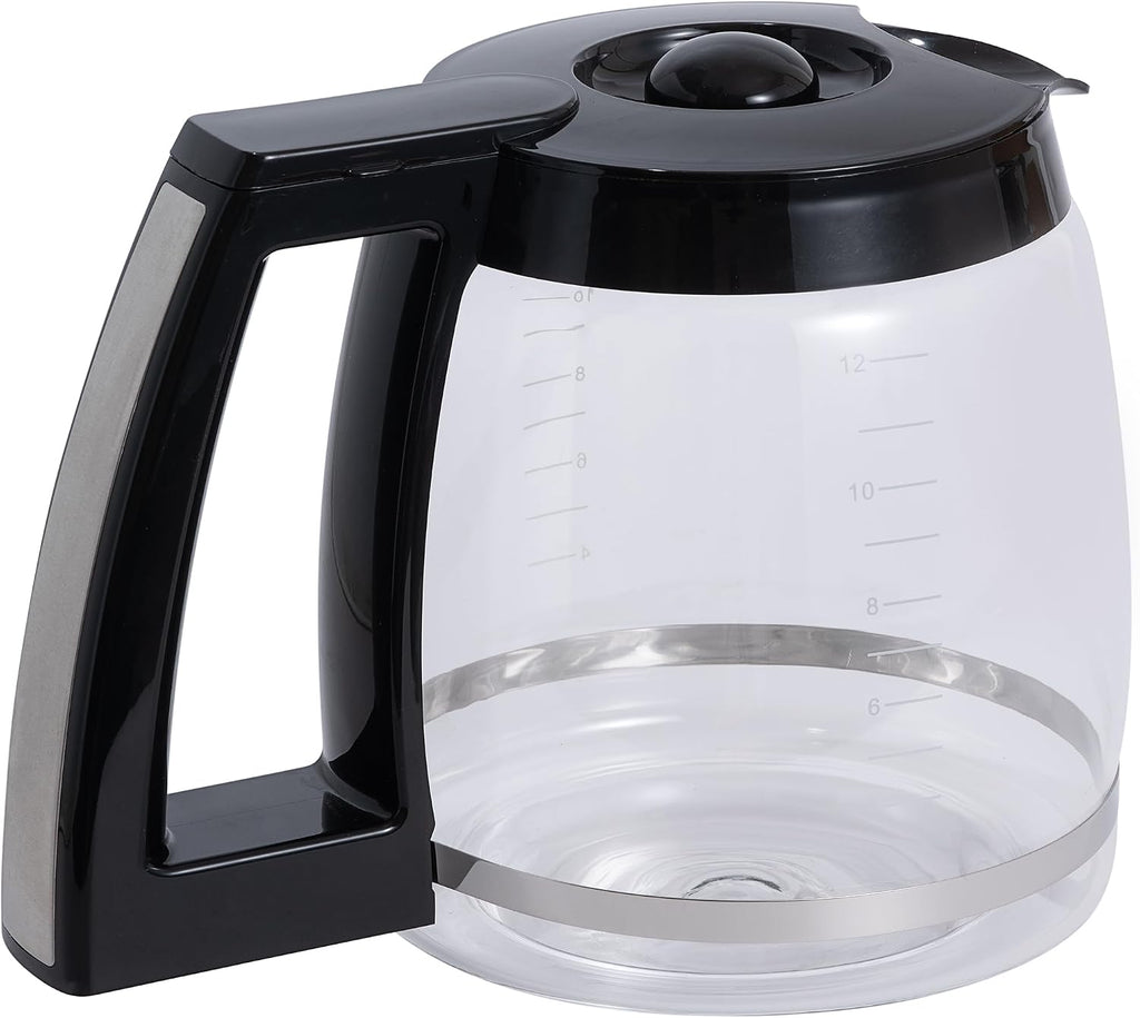 Replacement 14-Cup Glass Carafe for Cuisinart Coffee Makers, BPA-Free Fits Models DCC-2200, DCC-2600, DCC-2800