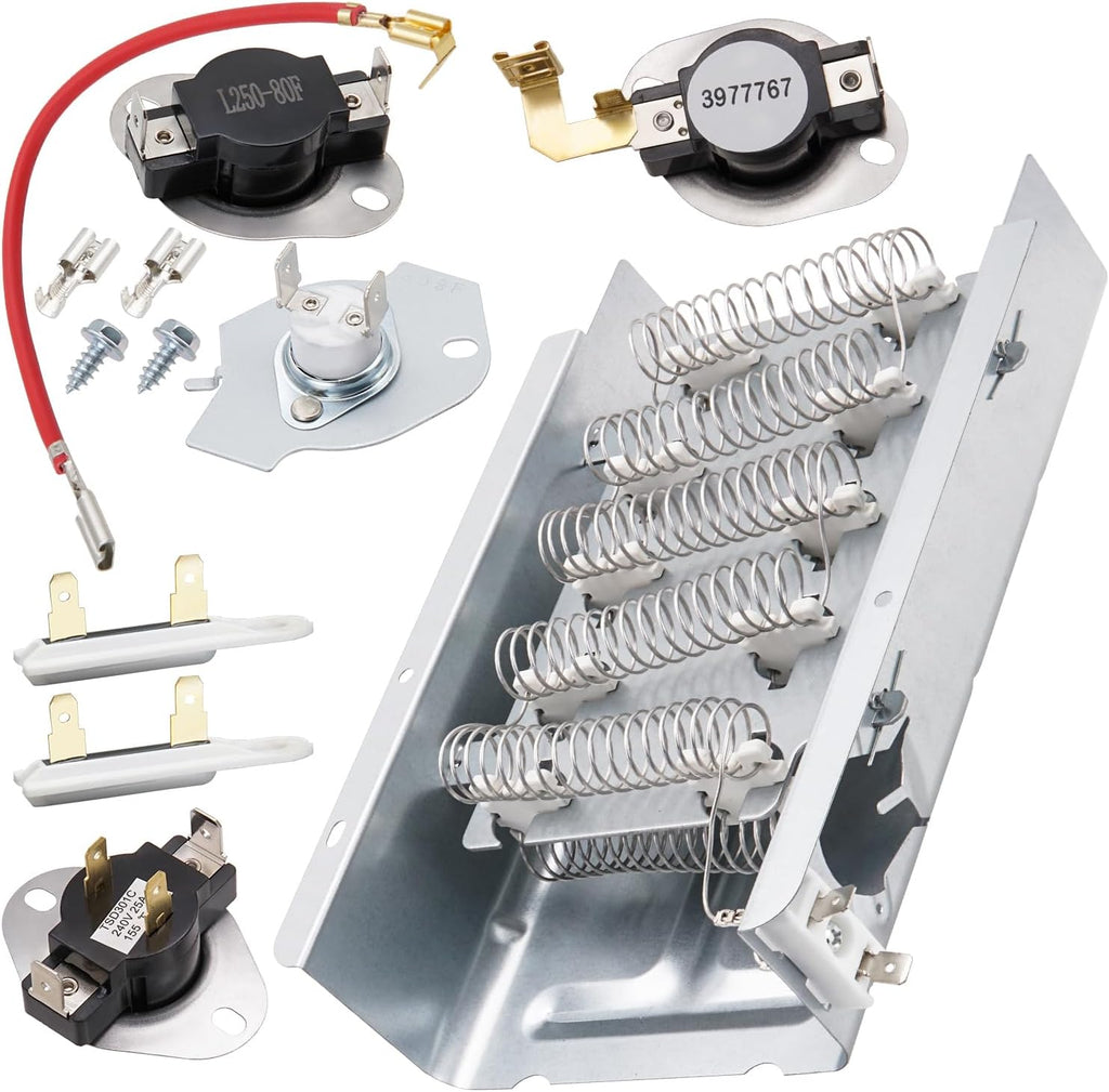 WED4950HW0 WED4850HW0 WED5010LW0 Dryer Heating Element for Whirlpool