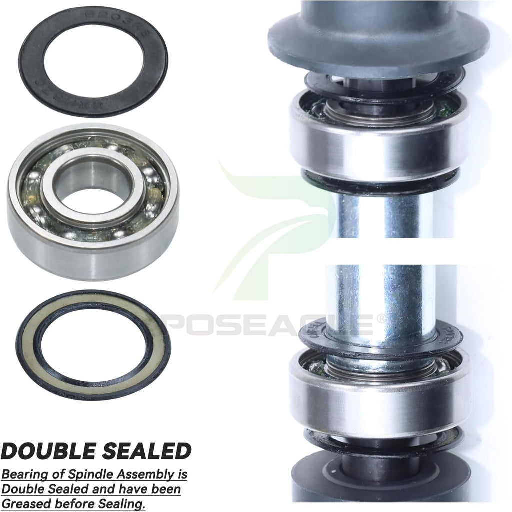 2 Pcs GY21098 Spindle Assembly for John Deere D105 D110 D130 Decks