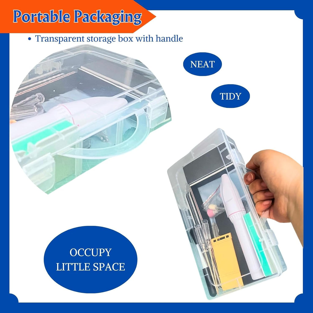 Gundam Model Tool Kit, 64pcs Hobby Modeler Basic Tool Set for Minature Bandai Models, Cars, Airplanes, Buildings