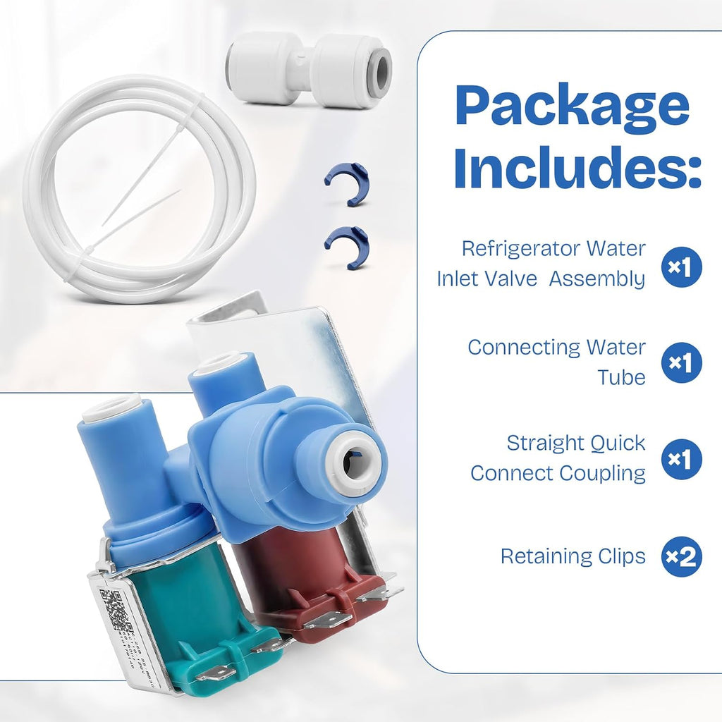 For Whirlpool ED5FVGXWS00 Refrigerator Water Valve Replacement