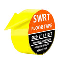 2" x 110FT Yellow Floor Marking Tape and Dance Splicing Tape, Caution Gym Floor Tape Warning Safety Stripe Tape for