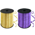 500 Yards Purple and Gold Curling Ribbon Balloon String