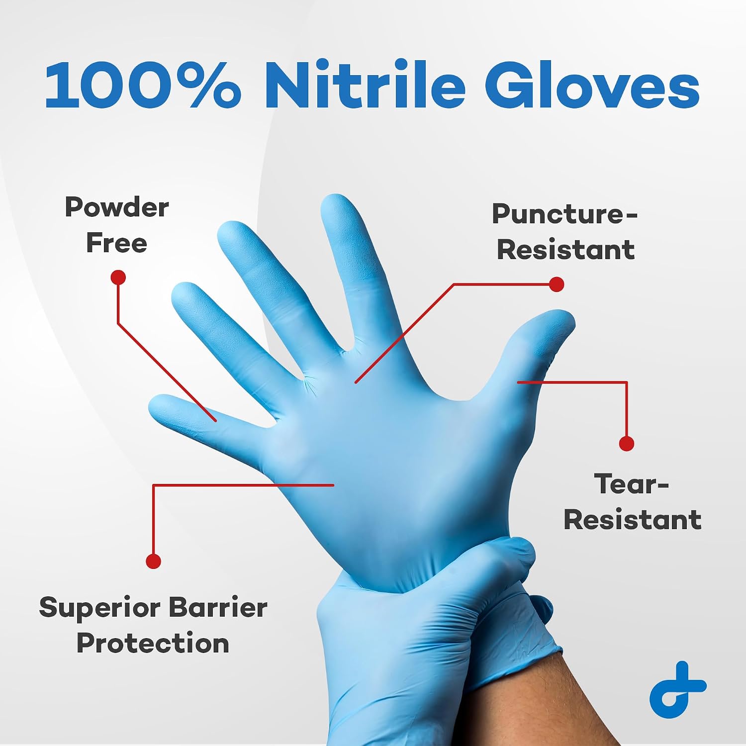 Nitrile Exam Gloves - Powder-Free, Latex-Free, Disposable Medical Gloves