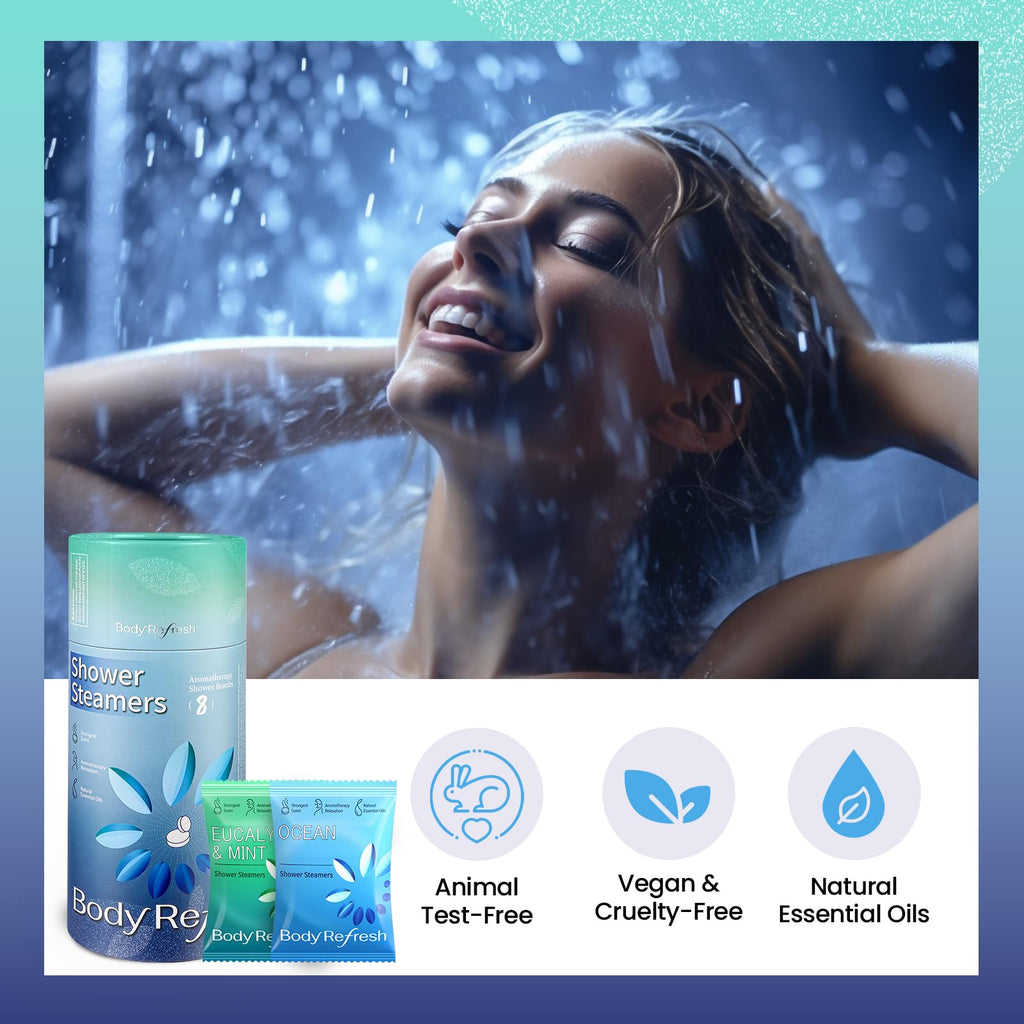 Shower Steamers Aromatherapy Christmas Stocking Stuffers 8 Pack