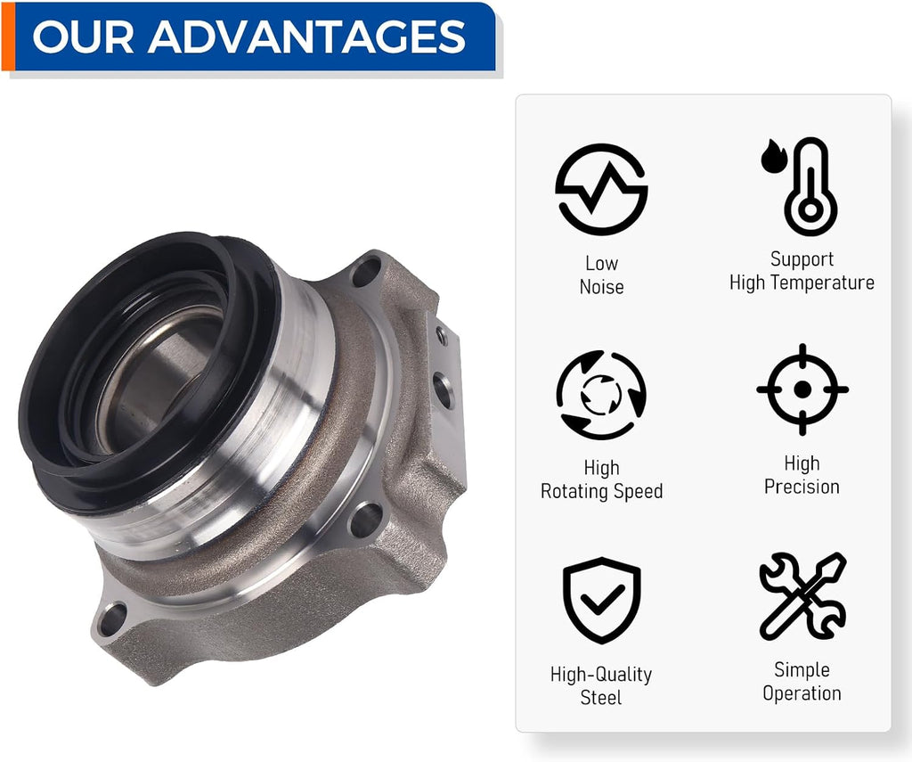 PAROD 512294 512295 Rear Wheel Bearing Hub Assembly Fit for 2005-2020 Toyota Tacoma(Pair)