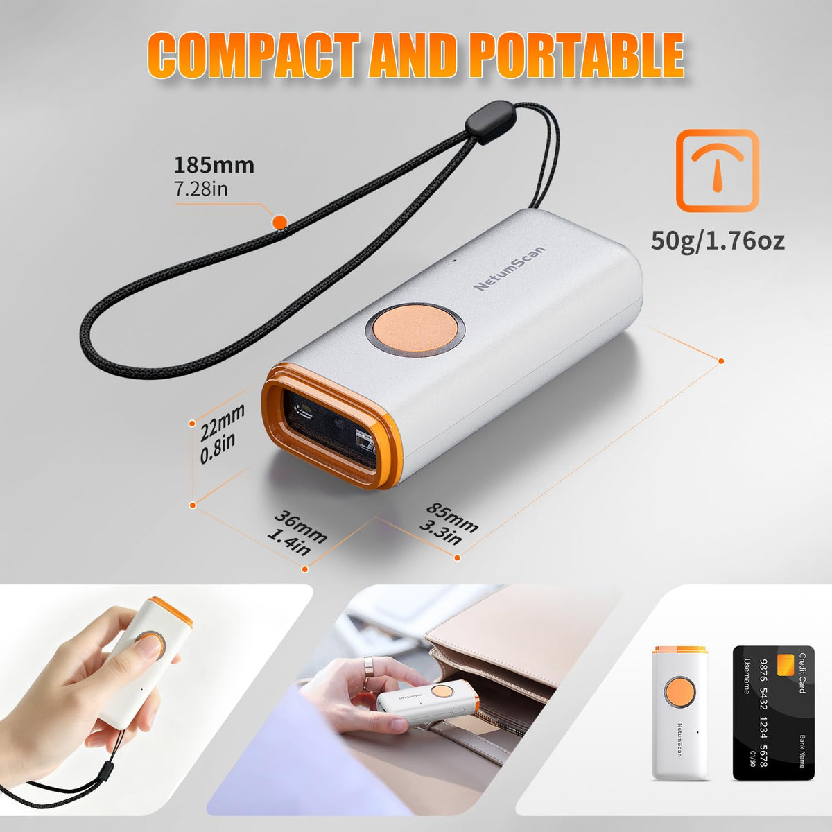 Bluetooth Barcode Scanner with Charging Doc