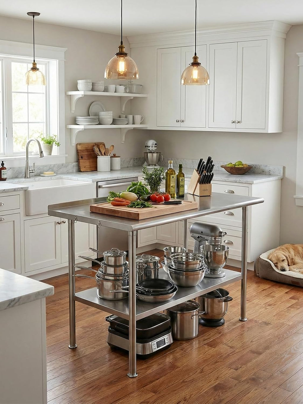 NSF Stainless Steel Prep Table 24X48 inch with Backsplash