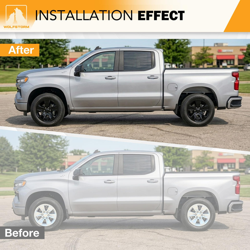 17 Inch Wheel Skins for 2019-2026 GMC Sierra 1500 SLE Model