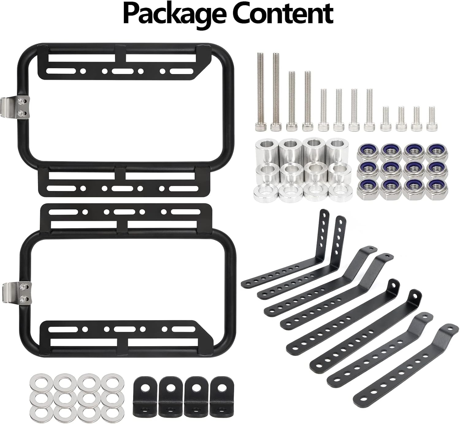 Universal Conversion Support Racks Upgrade Detachable Mounting Bracket Kit Aluminum Alloy Support Bar Fit For