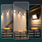 Lightdot 3CCT Wall Pack LED Exterior Light, 3 CCT Adjustable 1 Pack 200W
