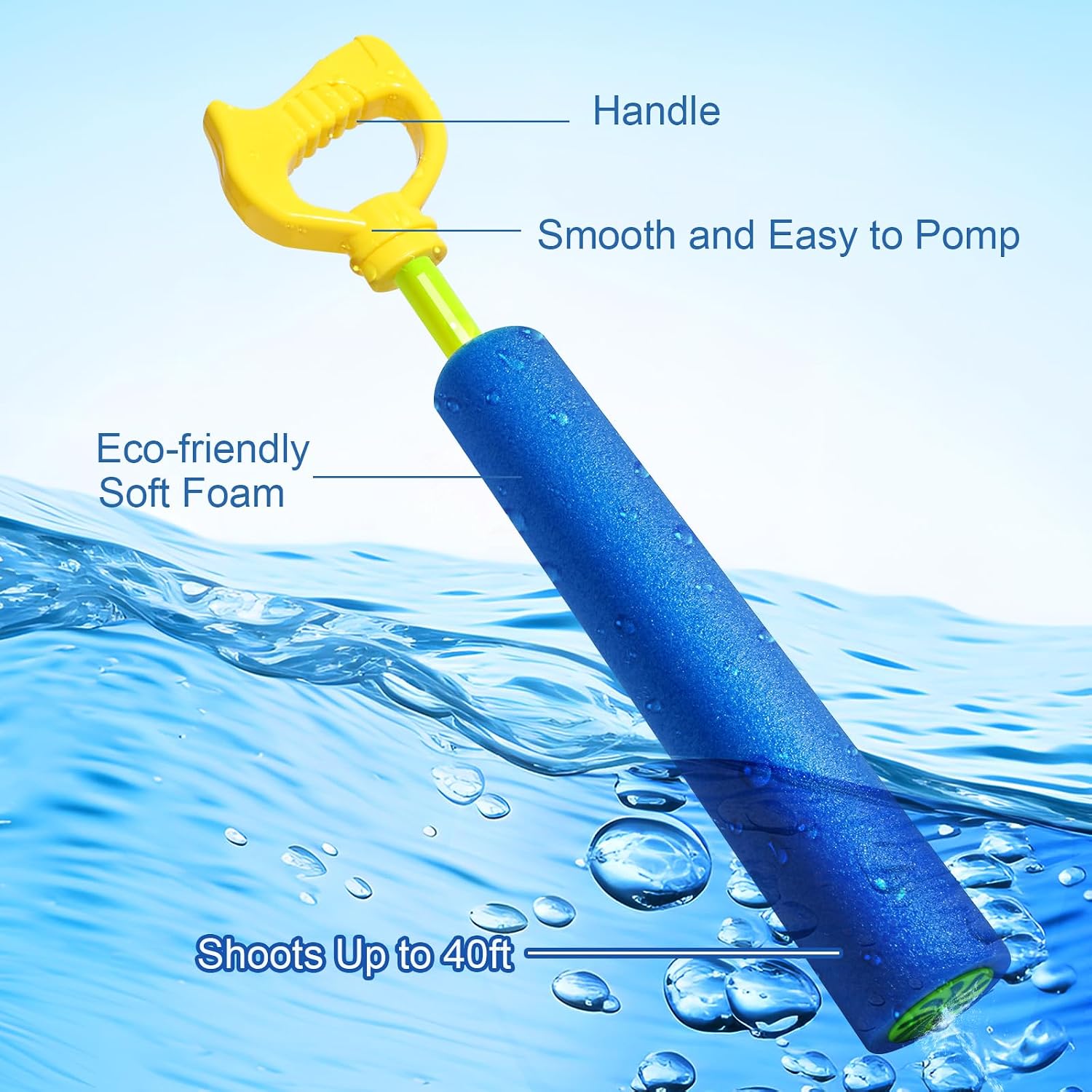 Water Squirters for Kids Water Guns Toys for Toddlers Durable Water Soaker Blaster Toys Water Squirter Shooter for