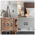 Light Switch Cover Plate，3 Pack bronze outlet covers