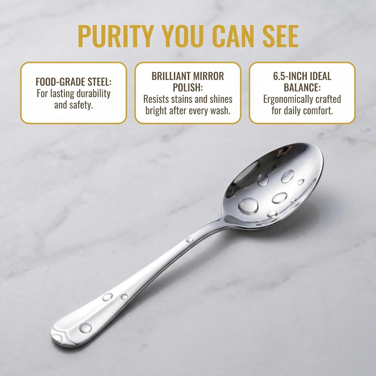 Stainless Steel Teaspoon/Coffee Spoon Set of 36