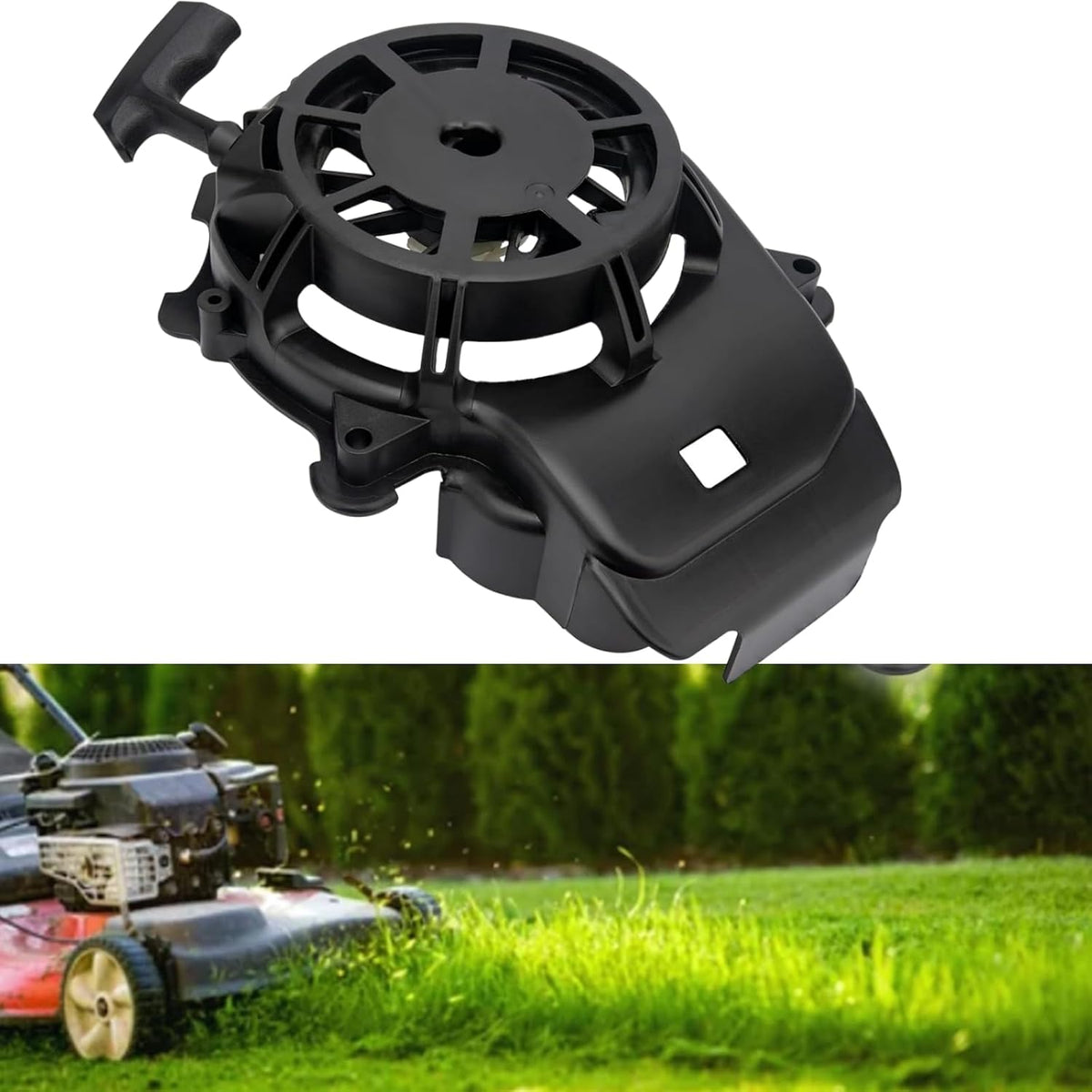 594062 Recoil Starter Pull Start Assembly and Rewind Starter Compatible with Briggs & Stratton 093J02 103m02 104m02 103m05 Lawn Mower