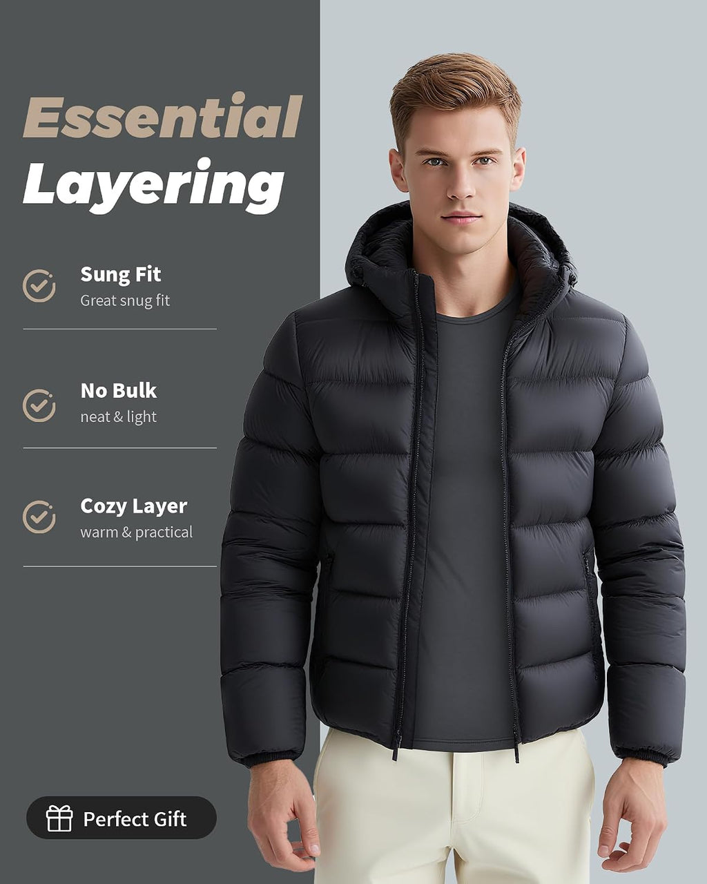 Thermal Underwear for Men Long Johns Set Fleece Lined Winter Cold Weather | Base Layer Top & Bottom Set