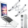 Laptop Stand for Desk, Ergonomic Adjustable Aluminum Foldable Portable Computer Stand, Lecterns & Podiums, Fits