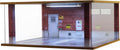 1/18 Scale Model Car Display Case for Die-Cast Cars, 2 Parkings Red | 1:18 Car Garage Display Case with Clear Acrylic