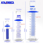 Lab Glass Beakers, Cylinders and Flasks Set, 15pcs