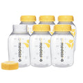 Breast Milk Collection and Storage Bottles with Solid Lids - 6pk/5oz-150mL Breastmilk Container, Compatible Breast