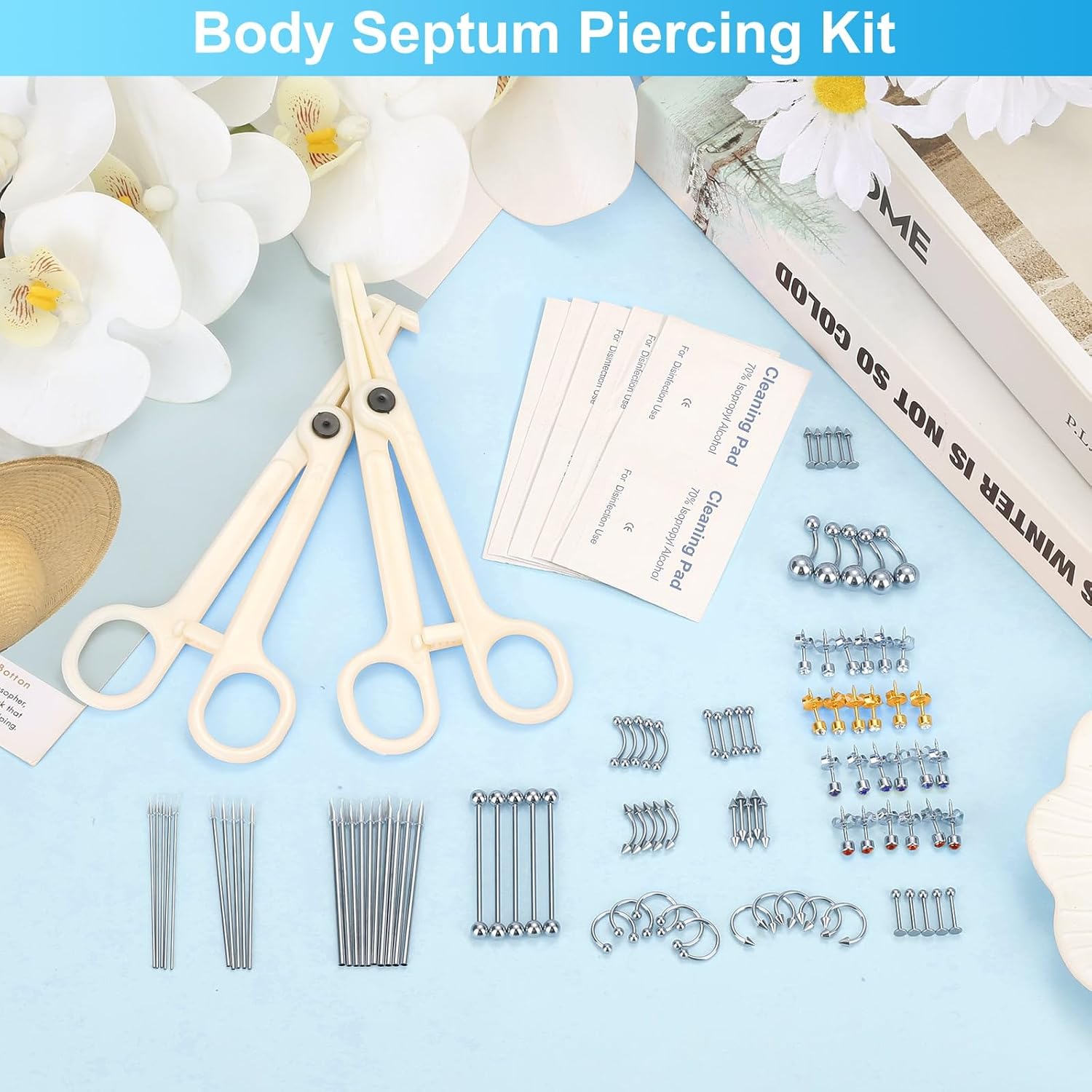 Body Septum Piercing Kit for All Piercings