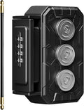 3xN52 Magnetic Key Lock Box,Magnetic Key Holder,Magnet Key Box for Under car,Hide a key with 10000+ Secure