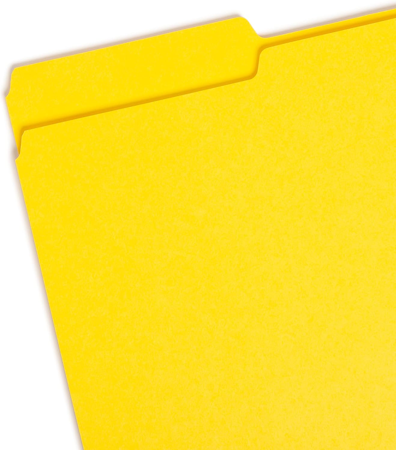 Colored File Folder, 1/3-Cut Tab, Legal Size, Yellow, 100 per Box (17943)