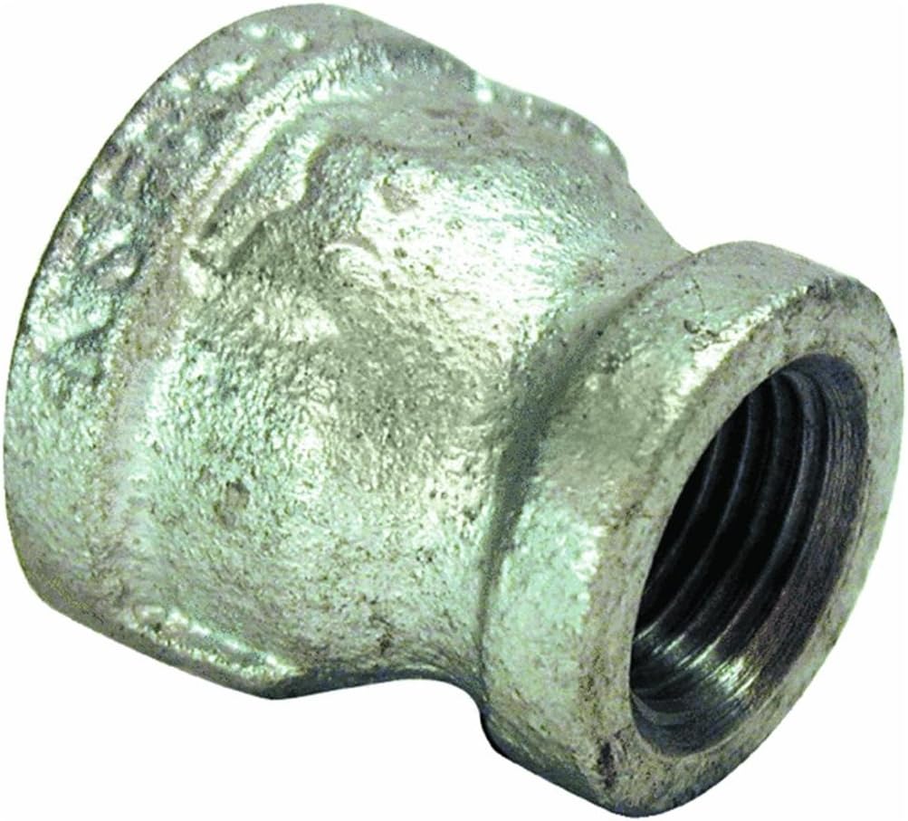 Mueller 511-375bg Galvanized Iron Reducing Coupling 1-1/2" X 1" Fpt