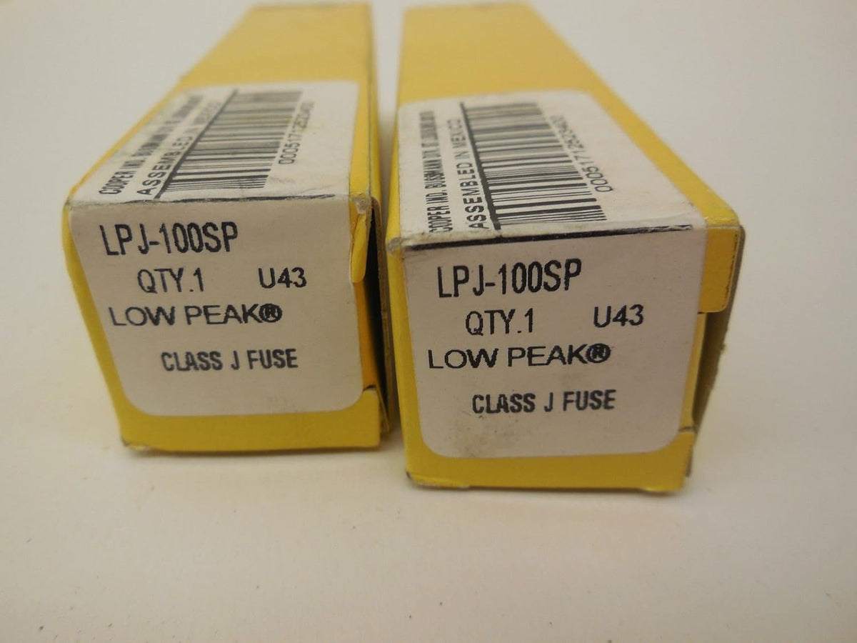 2 New Cooper BUSSMANN LPJ-100SP FUSES LPJ100SP