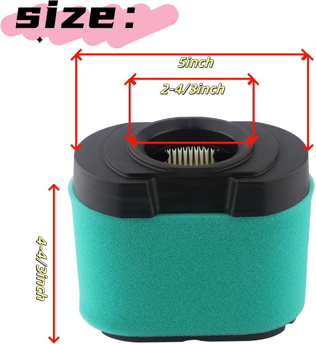 792105 MIU11515 Air Filter 492932 Oil Filter Compatible with Briggs and Stratton 407777 4163205 4163206 445877 445667