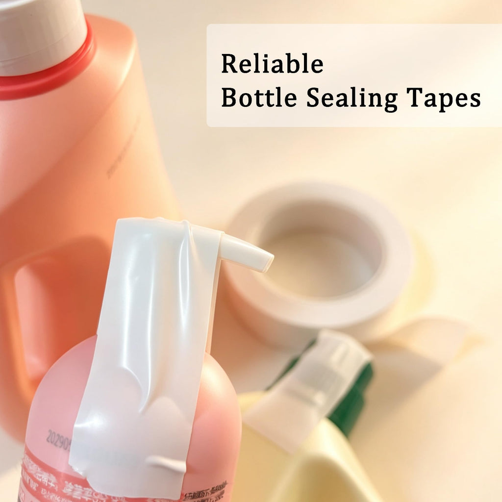 1.18in*108ft Bottle Sealing Tapes Leaving No Adhesive Residue Leakproof Seal Strip Stop Liquid Leaks Suitable for