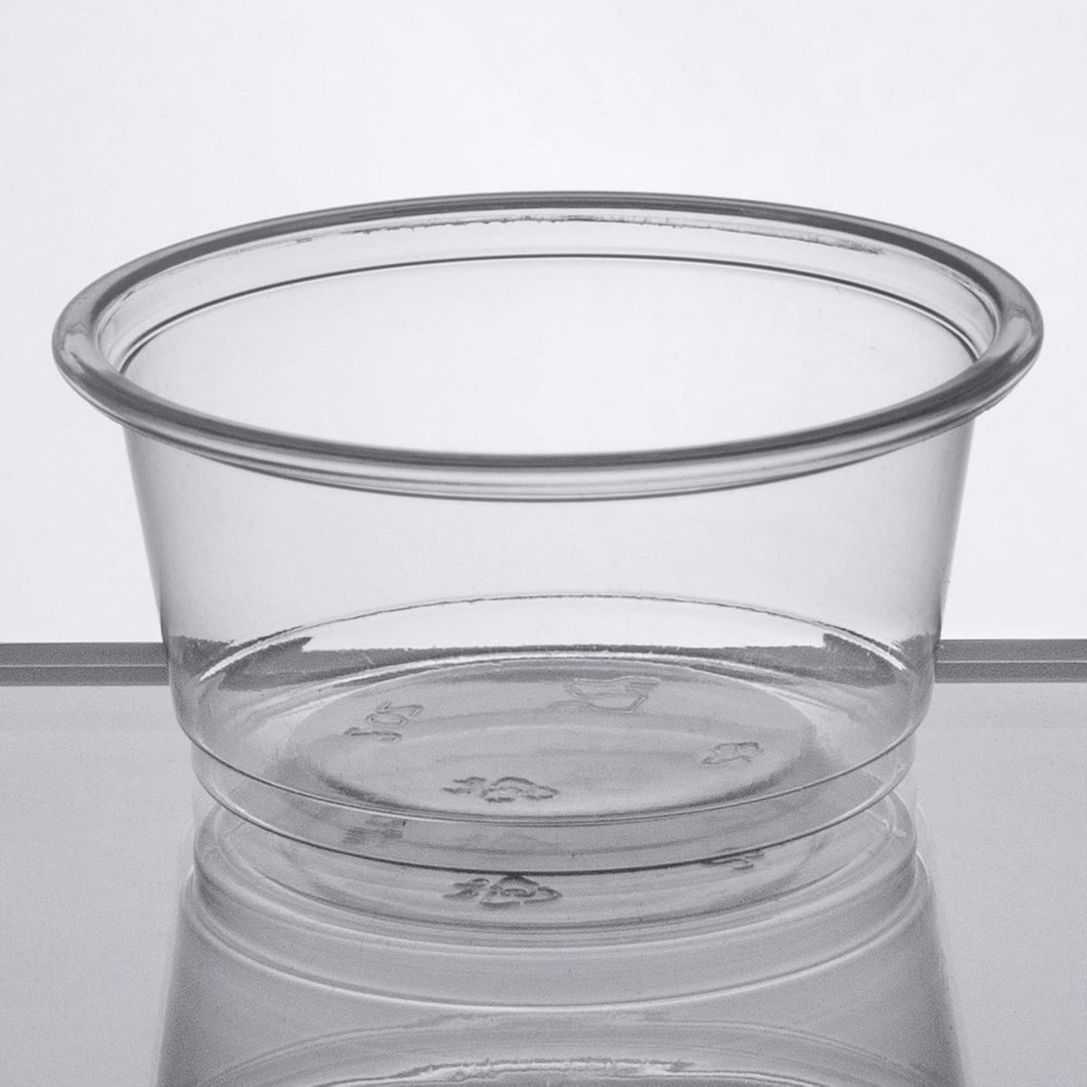 2 oz Clear Plastic Souffle Cups, BPA Free Portion Cups With Lids, 100 Sets