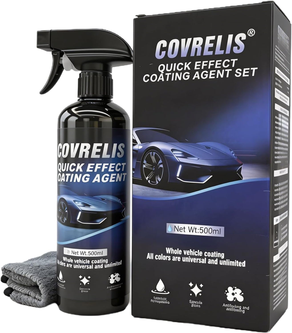 Car Ceramic Coating for Cars, Shiny Car Stuff Car Wax, 17.5 oz | Quick Effect Coating Agent for Car, Long-lasting