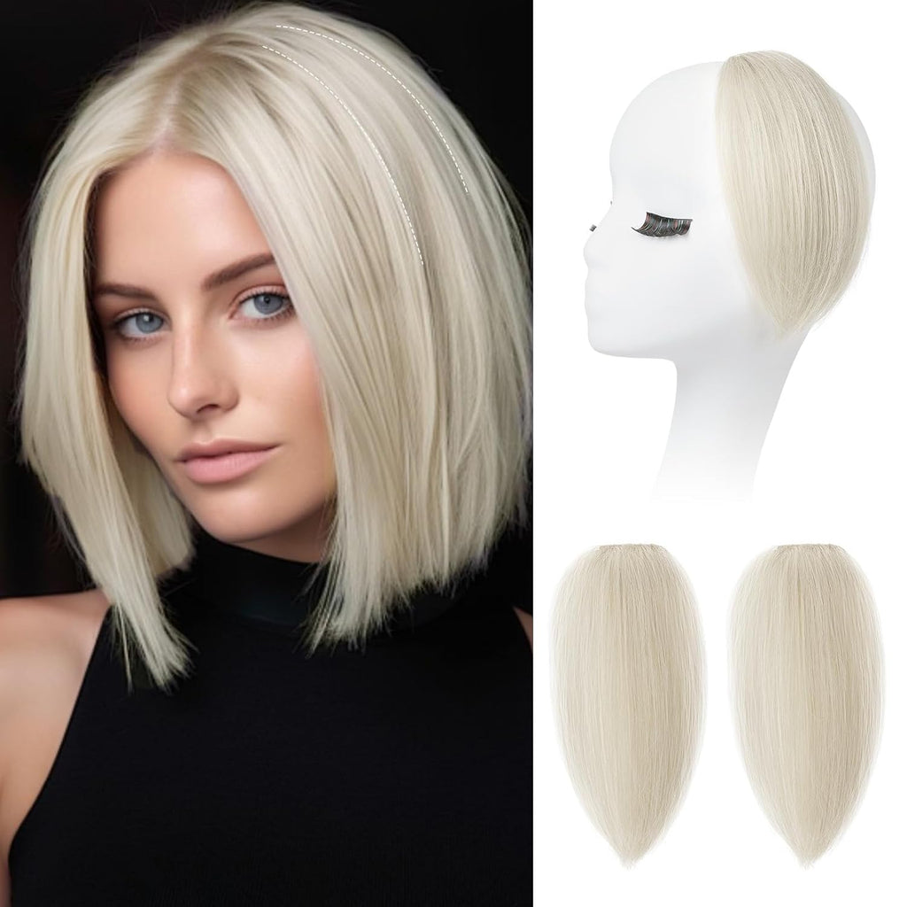 Clip in Hair Volumizer, Short Thick Clip in Hairpieces Adding Extra Hair Volume Extensions for Women with Thin Fine